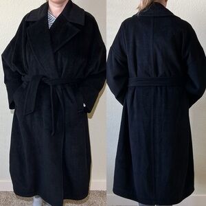 OSKA Wool blend Coat Double breasted Belted